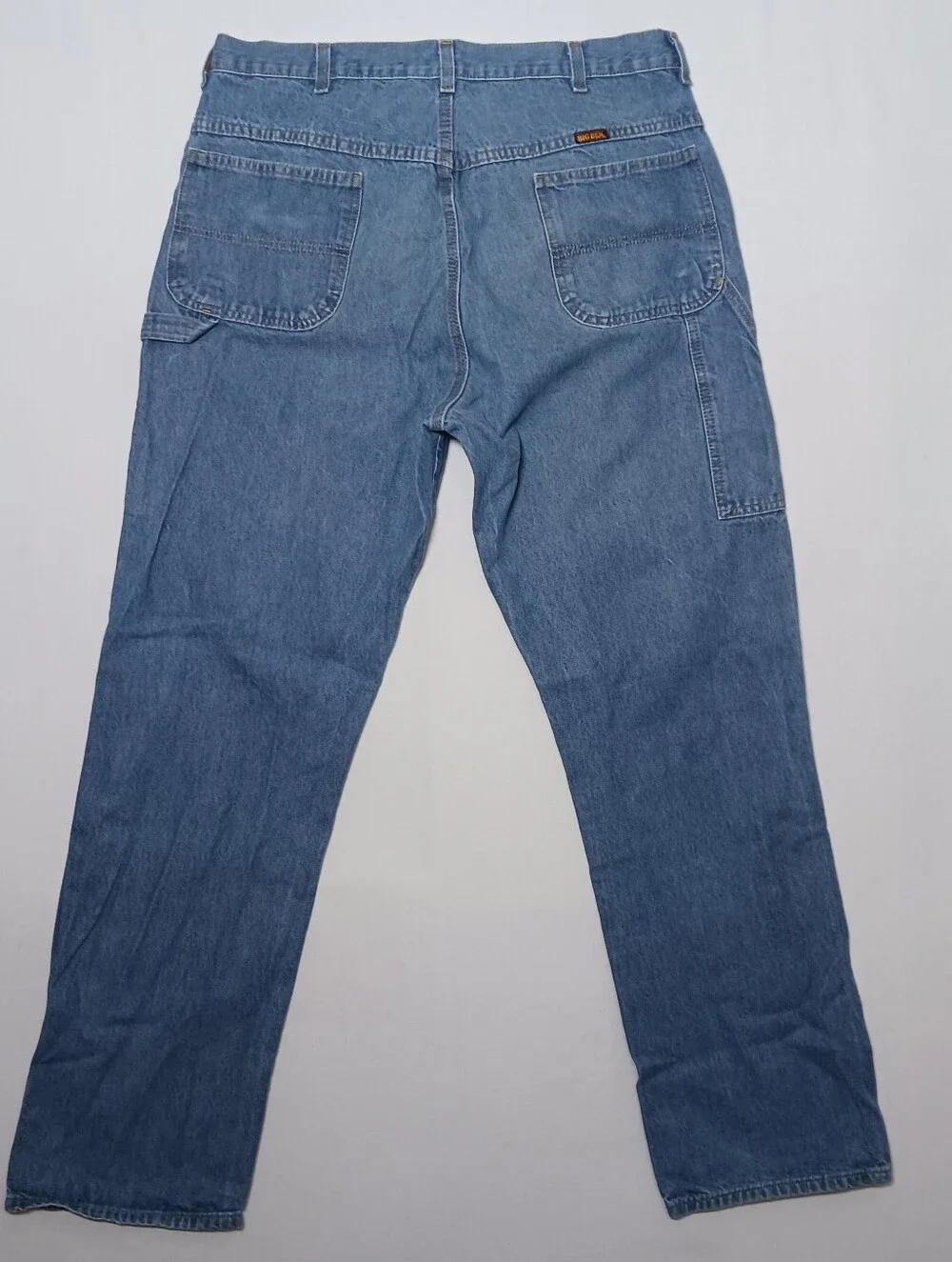 Vintage Big Ben Mens Relaxed Fit Carpenter Work Jeans 36X34 Medium Wash Denim